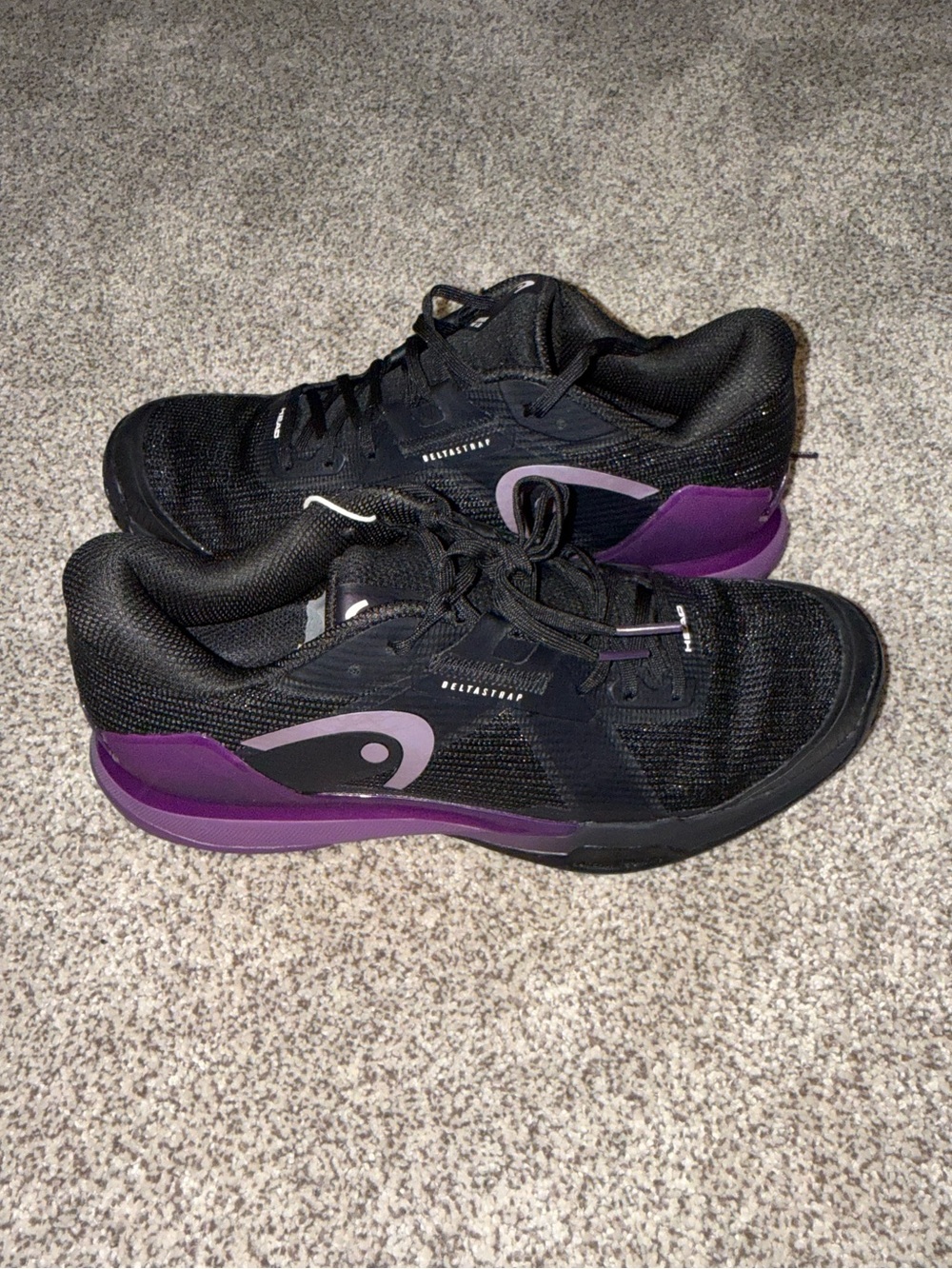 Head Sprint Pro 4.0 Women's Cooling Tennis Shoes Plum/Black Size 10